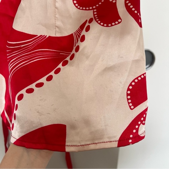 Vintage Y2K Charlotte Russe Silk Babydoll Top – 90s, 2000s, Kimono, Japanese - Picture 9 of 12